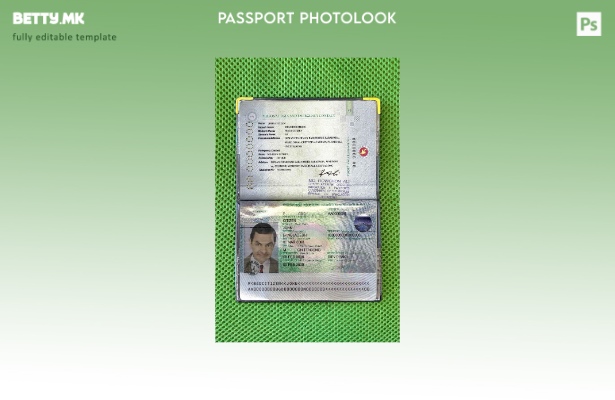 Модерен стил на шаблон за слика за пасош од Бангладеш ( ).